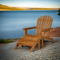 Adirondack Chair & Ottoman