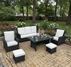 Ashford Reclining Living Set of Six (MF)