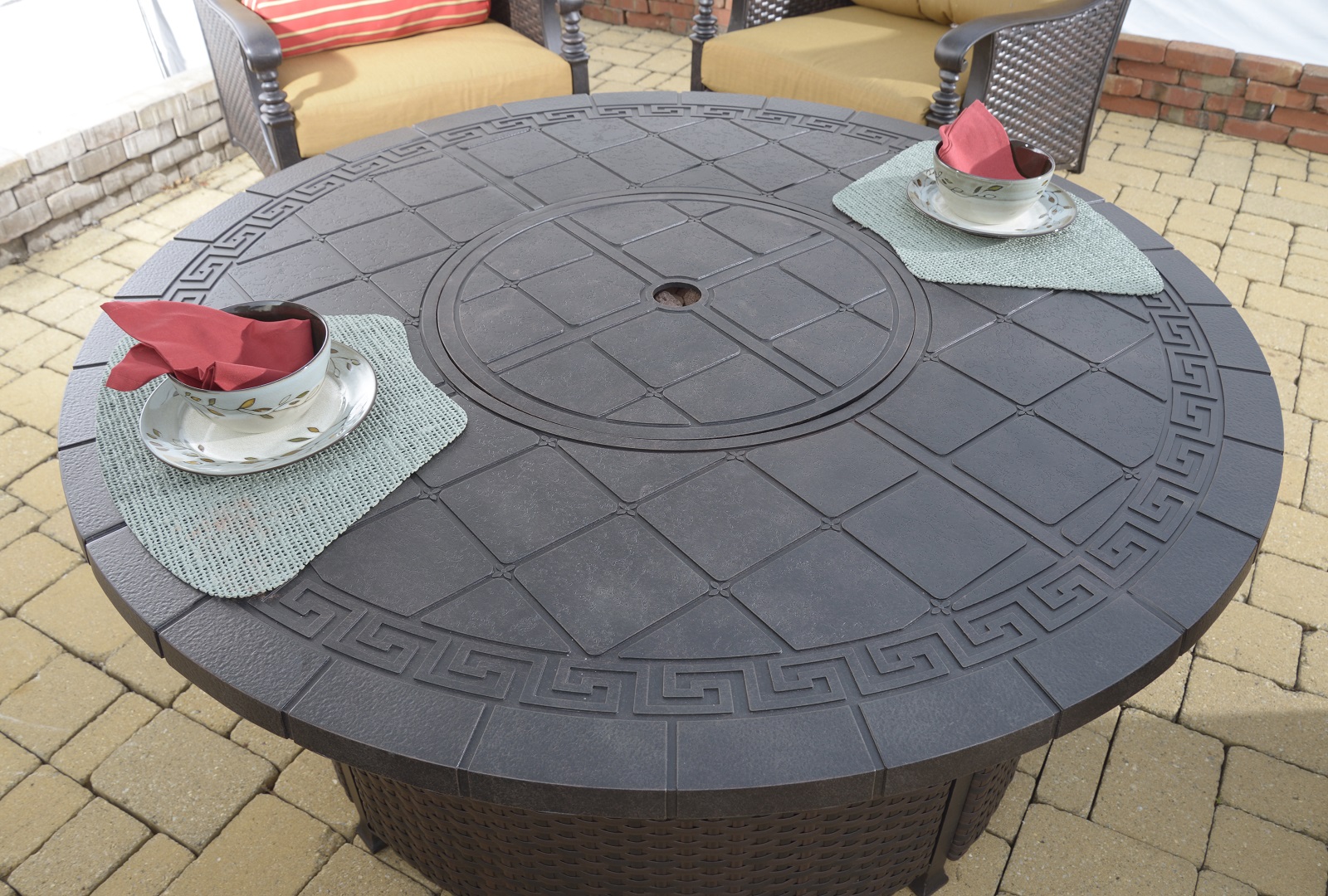 Augusta Fire Pit Chat Set (MF)