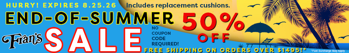 Fran's Wicker Promo Banner