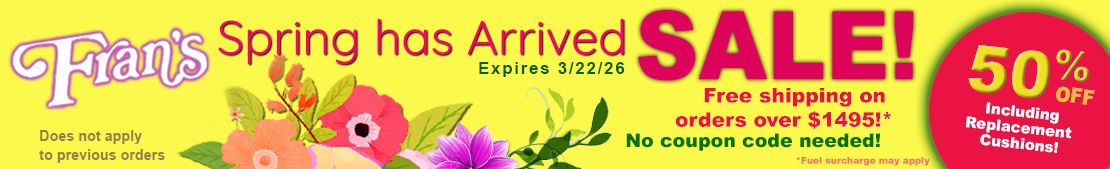 Fran's Wicker Promo Banner