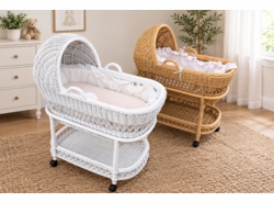 Deluxe Wicker Bassinet (MF)