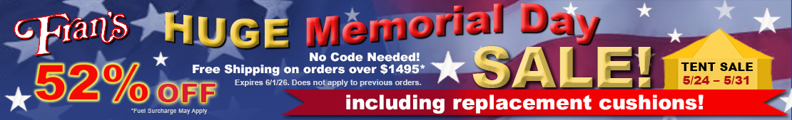 Fran's Wicker Promo Banner