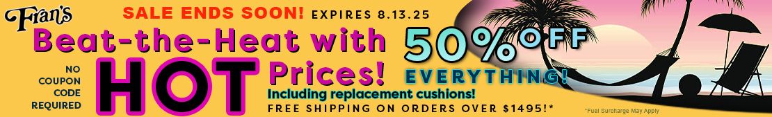 Fran's Wicker Promo Banner