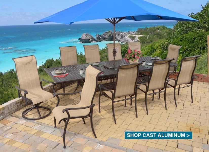 Fran's Finest Quality Wicker, Teakwood, and Cast Aluminum Furniture