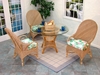 Java Seagrass Dining Set/4 (MF) (20% Off!)