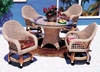 Java Swivel Dining Set/5 (MF) (40% Off!)