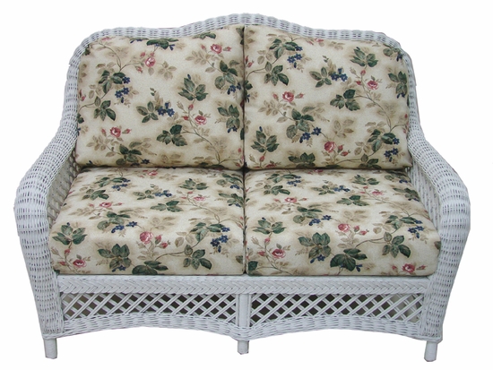 wicker loveseat cushion