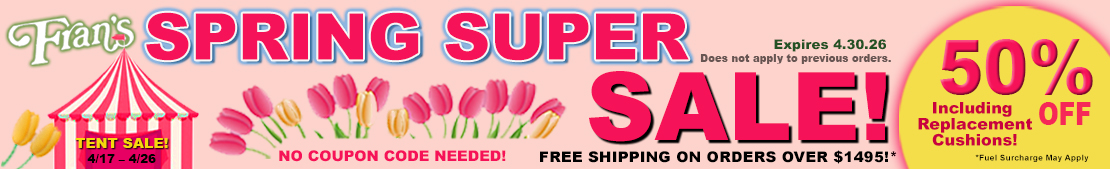 Fran's Wicker Promo Banner