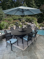 Lancaster Egg-Oval Dining Set of Seven (MF)