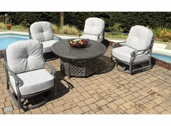 Lancaster Fire Chat Set of Five (MF)