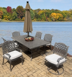 Lancaster Rectangular Dining Set of Seven (MF) Lancaster Rectangular Dining Set of Seven (MF)