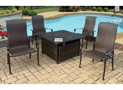 Lumi Dining Set of Five (MF) Lumi Dining Set of Five (MF)