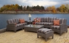 Maroma Ottoman in Ocean Gray (UPS $55)