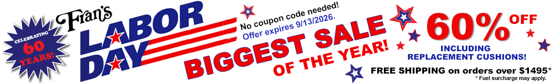 Fran's Wicker Promo Banner