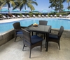 Outdoor Square Dining Set of Five (MF)