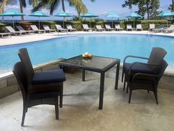 Outdoor Square Dining Set of Five (MF)