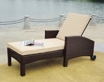 Outdoor Wicker Chaise Lounges