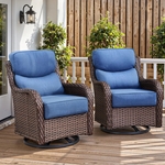 Outdoor Wicker Gliders