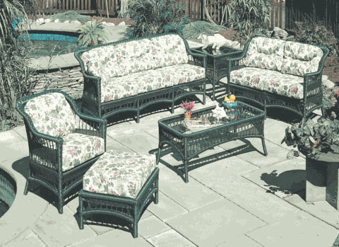 Palm Springs Chair Cushion with Indoor/Outdoor Fabrics (UPS $25)