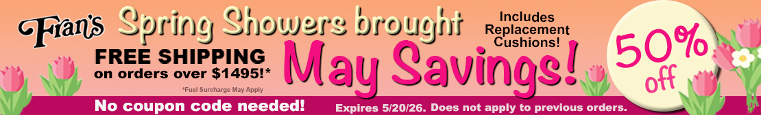 Fran's Wicker Promo Banner