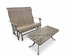 Grey Loveseat Glider Set (MF)