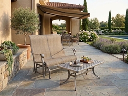 Grey Loveseat Glider Set (MF) Grey Loveseat Glider Set (MF)