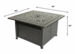 Springfield Square Fire Pit Set of 5 (MF)