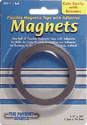 1/2" x 30"  Flexible Magnetic Tape
