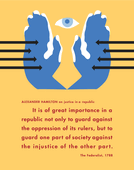 Alexander Hamilton Justice in a Republic 11 x 14 Print