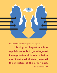 Alexander Hamilton Justice in a Republic Magnet