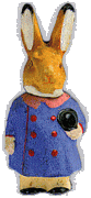 Antique Bunny  Magnet