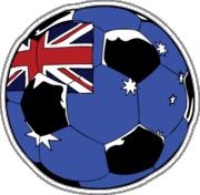 Australia Soccer Ball Car Magnet