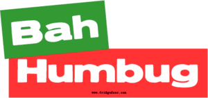 Bah Humbug Car Magnet