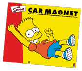 Bart Simpson Car Magnet