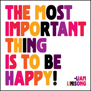 Be Happy Quotable Magnet