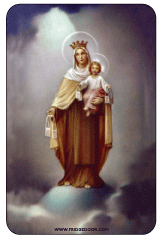 Blessed Virgin Domed Magnet     