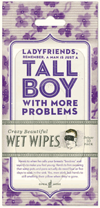 Blue Q Man Is Just A Tall Boy Wet Wipes