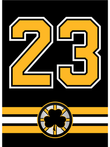 Boston Hockey #23 Jersey Style Magnet