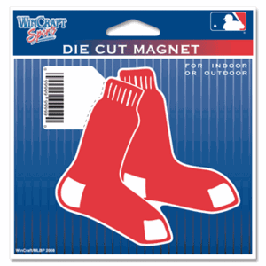 Boston Red Sox Socks 4" Car Magnet