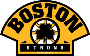 Boston Strong Bruins Style Car Magnet