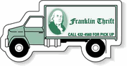 Box Truck Shape Custom Magnet