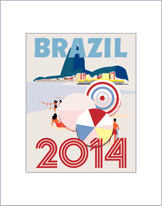 Brazil 2014 Print
