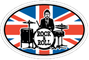 British Invasion Rock & Roll Car Magnet