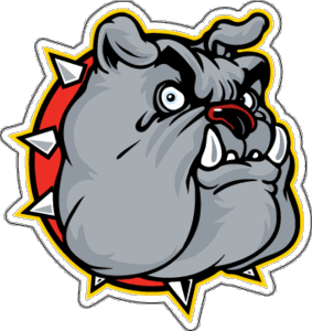 Bulldog Head Car Magnet