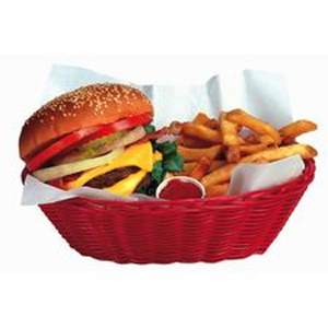 Burger & Fries Basket Magnet        
