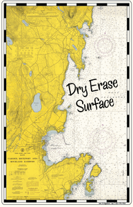 Camden ME Chart Dry Erase Magnet