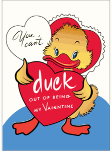 Can't Duck Valentine Card Magnet Can't Duck Valentine Card Magnet