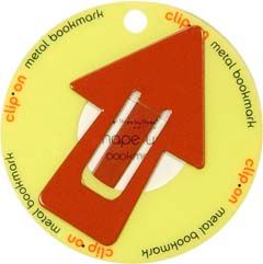 Clip-On Metal Bookmark Arrow - Red