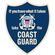 Coast Guard Shield Car Magnet 